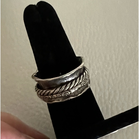 Sterling 925 spinner ring - Picture 2 of 6